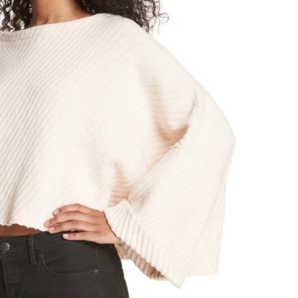 Free People I Can’t Wait Cropped Sweater XS - Picture 3 of 11